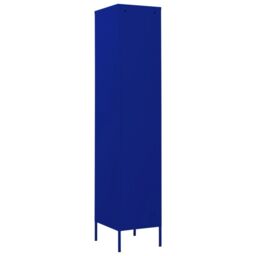 Berkfield Home Locker Cabinet Navy Blue 35x46x180 cm Steel - Size: 35 x 46 x 180 cm - thumbnail 5