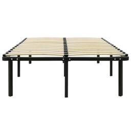 Berkfield Home Classic Bed Frame Black Metal 180x200 cm Super King - thumbnail 1