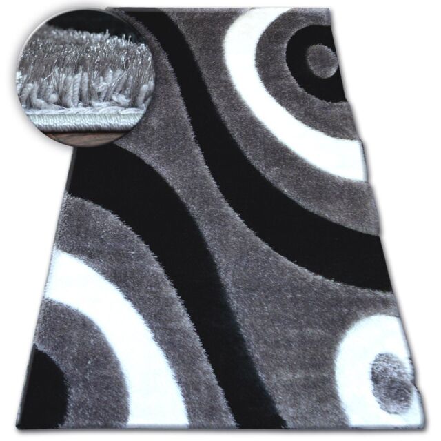 RugsX Shaggy Space Rug in Grey - Size: 80 cm x 150 cm - image 1