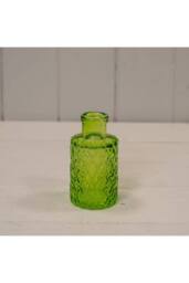 KDMD Emerald Green Mini Geometric Glass Bottle