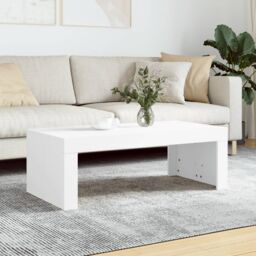 Berkfield Home Coffee Table White 102x50x36 cm Engineered Wood - Size: 102 x 50 x 36 cm