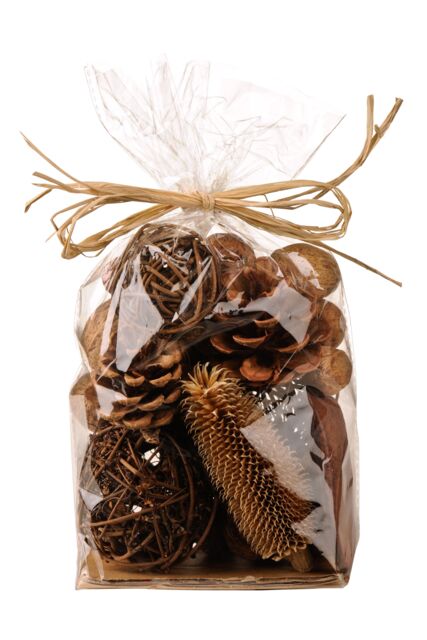 Orsina Vanilla Scented Pot Pourri - 200g, Decorative Dried Flower Mix Infused With Sweet Vanilla Fragrance in Brown - image 1