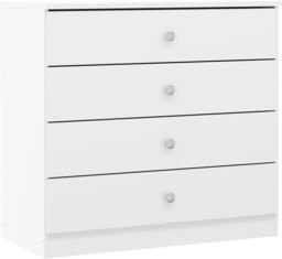 Seconique Denver 4 Drawer Chest in White - thumbnail 2