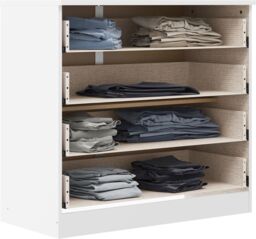 Seconique Denver 4 Drawer Chest in White - thumbnail 5