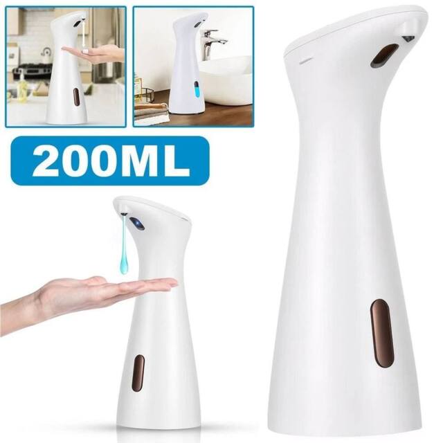 FLAVORA 200ml Automatic Soap Dispenser Liquid Soap Dispenser in White - image 1