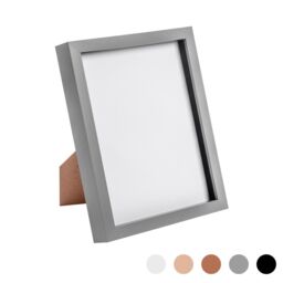 "Nicola Spring 3D Box Photo Frame - 8 x 10"" in Grey"