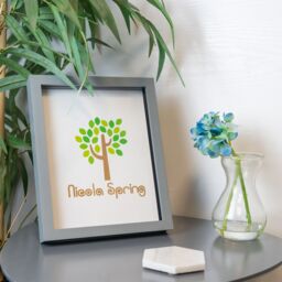 "Nicola Spring 3D Box Photo Frame - 8 x 10"" in Grey" - thumbnail 6