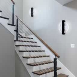 COMELY 12W Round Acrylic Modern Wall Lamp, Black, 3000K/4500K/6500K in Black - thumbnail 6