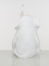 Orsina Quirky Gold Elephant Table Lamp, Handcrafted Decorative Animal Lamp With Intricate Texture, Playful Lighting in White - thumbnail 2