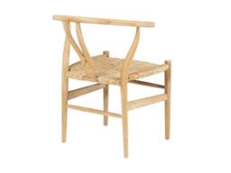 Vente-unique Set Of 2 Teak & Wicker Chairs - Natural - POGIANA in Light Oak - thumbnail 8
