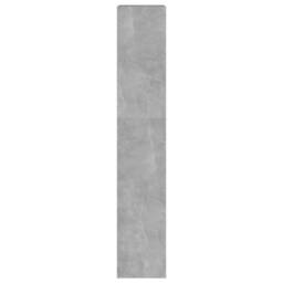 Berkfield Home Classic Book Cabinet/Room Divider Concrete Grey 40x30x166 cm - Size: 40 x 30 x 166 cm - thumbnail 6