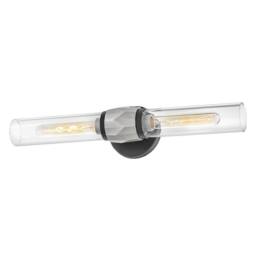 Netlighting Hinkley Ellison Bathroom Wall Lamp Black Nickel IP44 2x E27 - thumbnail 3