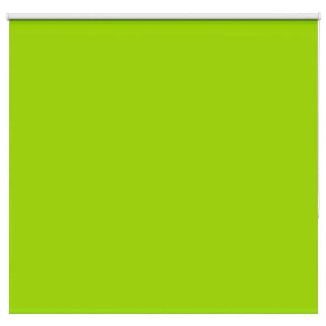 Berkfield Home Roller Blind Blackout Leaves Green 145x130 cm Fabric Width 141.6 cm Polyester - image 1