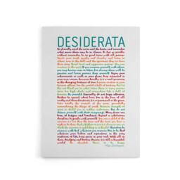 "Artery8 Desiderata Poem Quote Rainbow Canvas Wall Art Print - Size: W18"" x H24""" - thumbnail 1