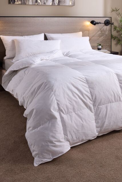 Snuggledown Hotel Goose Feather & Down 10.5 Tog All Year Round Duvet in White - Size: Super King - image 1