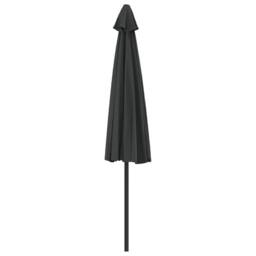 Berkfield Home Balcony Parasol with Aluminium Pole Anthracite 300x155 cm Half in Black - thumbnail 5