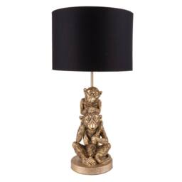 Madison & Mayfair Monkey Desk Lamp in Gold - thumbnail 2