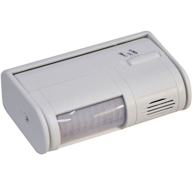 Loops 10m Wireless PIR Motion Detector Sensor Alarm Wall Mount Visitor Shop Door Chime