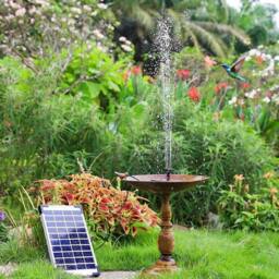 Kelvenix 5W Solar Water Fountain Solar Floating Water Pump in Black - Size: 0.6m2 - thumbnail 4