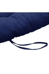 Garden Sanctuary 48x125cm Beach Lounge Seat Cushion Office Sofa Chair Cushion Rocking Chair Pad in Dark Blue - Size: 48x125 cm - thumbnail 7