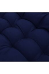 Garden Sanctuary 48x125cm Beach Lounge Seat Cushion Office Sofa Chair Cushion Rocking Chair Pad in Dark Blue - Size: 48x125 cm - thumbnail 5