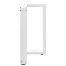 Berkfield Home Dining Table Legs T-Shaped¬†2 pcs White 90x35x(72-73) cm Steel - thumbnail 5