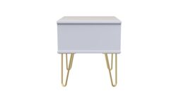 Ready Assembled 2 U Metro 1 Drawer Bedside (Ready Assembled) in Dark Blue - thumbnail 2
