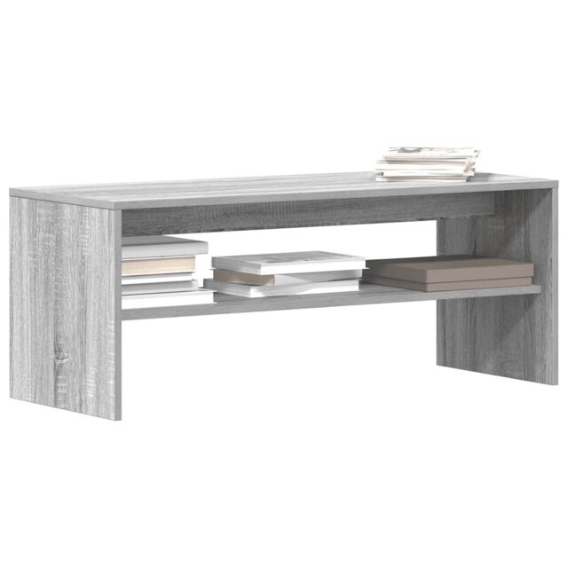 Berkfield Home TV Cabinet Grey Sonoma 100x40x40 cm Engineered Wood - Size: 100 x 40 x 40 cm - image 1