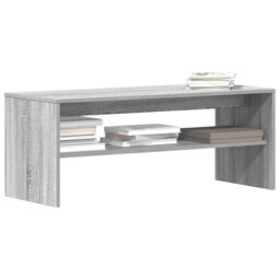 Berkfield Home TV Cabinet Grey Sonoma 100x40x40 cm Engineered Wood - Size: 100 x 40 x 40 cm - thumbnail 1