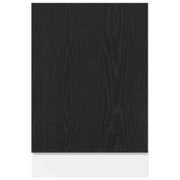 Berkfield Home Modern Dishwasher Panel Lyon Black Oak 45x1.5x67 cm Engineered Wood - thumbnail 4