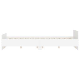 Berkfield Home Bed Frame with Headboard & Footboard White 160x200 cm - thumbnail 5