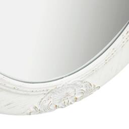 Berkfield Home Wall Mirror Baroque Style 50x70 cm White - thumbnail 5