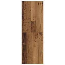 Berkfield Home TV Cabinet with Shelf Old wood 37 x 37 x 107 cm Engineered wood in Brown - thumbnail 8