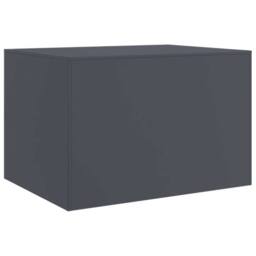 Berkfield Home Coffee Table Anthracite 67x50x44 cm Steel in Charcoal - Size: 67 x 50 x 44 cm - thumbnail 9