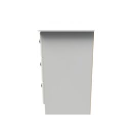 Ready Assembled 2 U Stirling 3 Drawer Chest (Ready Assembled) in Cream - thumbnail 2