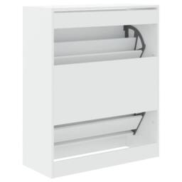 Berkfield Home Shoe Cabinet White 80x34x96.5 cm Engineered Wood - thumbnail 7