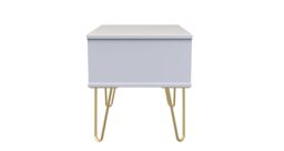 Ready Assembled 2 U Metro 1 Drawer Wide Side Table (Ready Assembled) in Duck Egg Blue - thumbnail 2