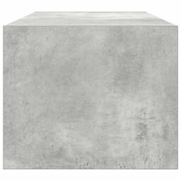 Berkfield Home TV Cabinet Concrete Grey 80x31x25.5 cm Engineered Wood - thumbnail 7