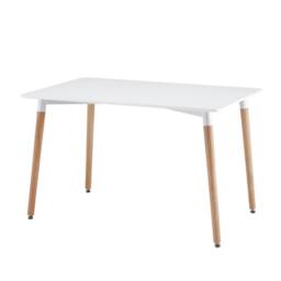 Comfy Living Ltd 5 Piece Dining Set With White Wooden Top & 4 Grey Chairs With Metal Detailing - thumbnail 9