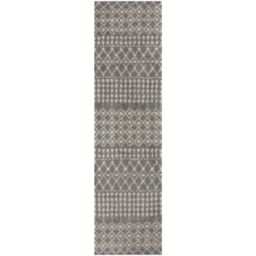 THE RUGS Moroccan Soft High Pile Shaggy Tribal Rugs & Runners Living Room in Grey - Size: 180 cm x 270 cm - thumbnail 8