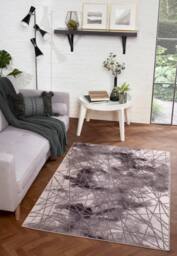 Celebrity Interiors Bianco 185TA Grey Rug - Size: 80 cm x 150 cm - thumbnail 2