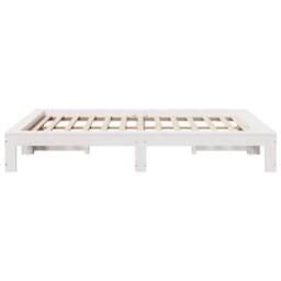 Berkfield Home Bed Frame without Mattress White 160x200 cm Solid Wood Pine - thumbnail 5