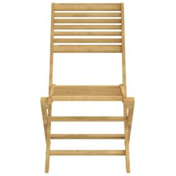 Berkfield Home Folding Garden Chairs 4 pcs 48.5x61.5x87 cm Solid Wood Acacia in Brown - thumbnail 5