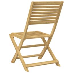 Berkfield Home Folding Garden Chairs 4 pcs 48.5x61.5x87 cm Solid Wood Acacia in Brown - thumbnail 7