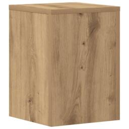 Berkfield Home Plant Stands 2 pcs Artisan Oak 25x25x35 cm Engineered Wood in Brown - Size: 25 x 25 x 35 cm - thumbnail 7