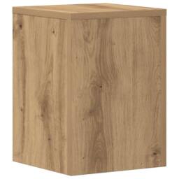 Berkfield Home Plant Stands 2 pcs Artisan Oak 25x25x35 cm Engineered Wood in Brown - Size: 25 x 25 x 35 cm - thumbnail 4