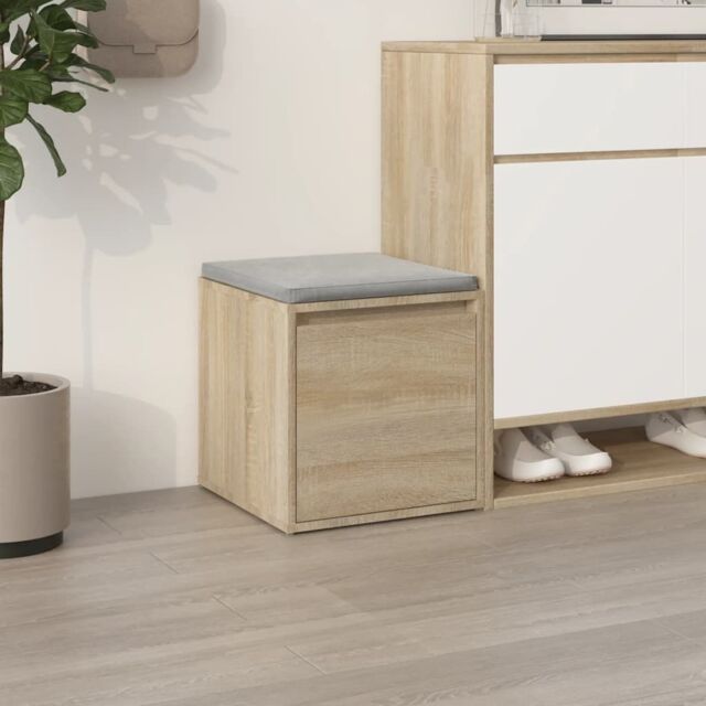 Berkfield Home Box Drawer Sonoma Oak 40.5x40x40 cm Engineered Wood in Brown - image 1