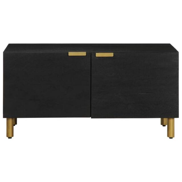 Berkfield Home Durable Coffee Table Black 80x50x40 cm Engineered Wood - Size: 80 x 50 x 40 cm - image 1