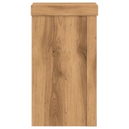 Berkfield Home Plant Stands 2 pcs Artisan Oak 10x10x18 cm Engineered Wood in Brown - Size: 10 x 10 x 18 cm - thumbnail 6