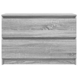 Berkfield Home TV Cabinet Grey Sonoma 80x35x54 cm Engineered Wood - Size: 80 x 35 x 54 cm - thumbnail 6